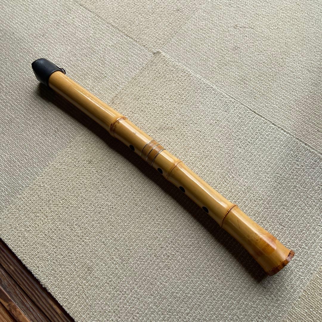 243尺八一尺六寸管蛍童銘ニ印