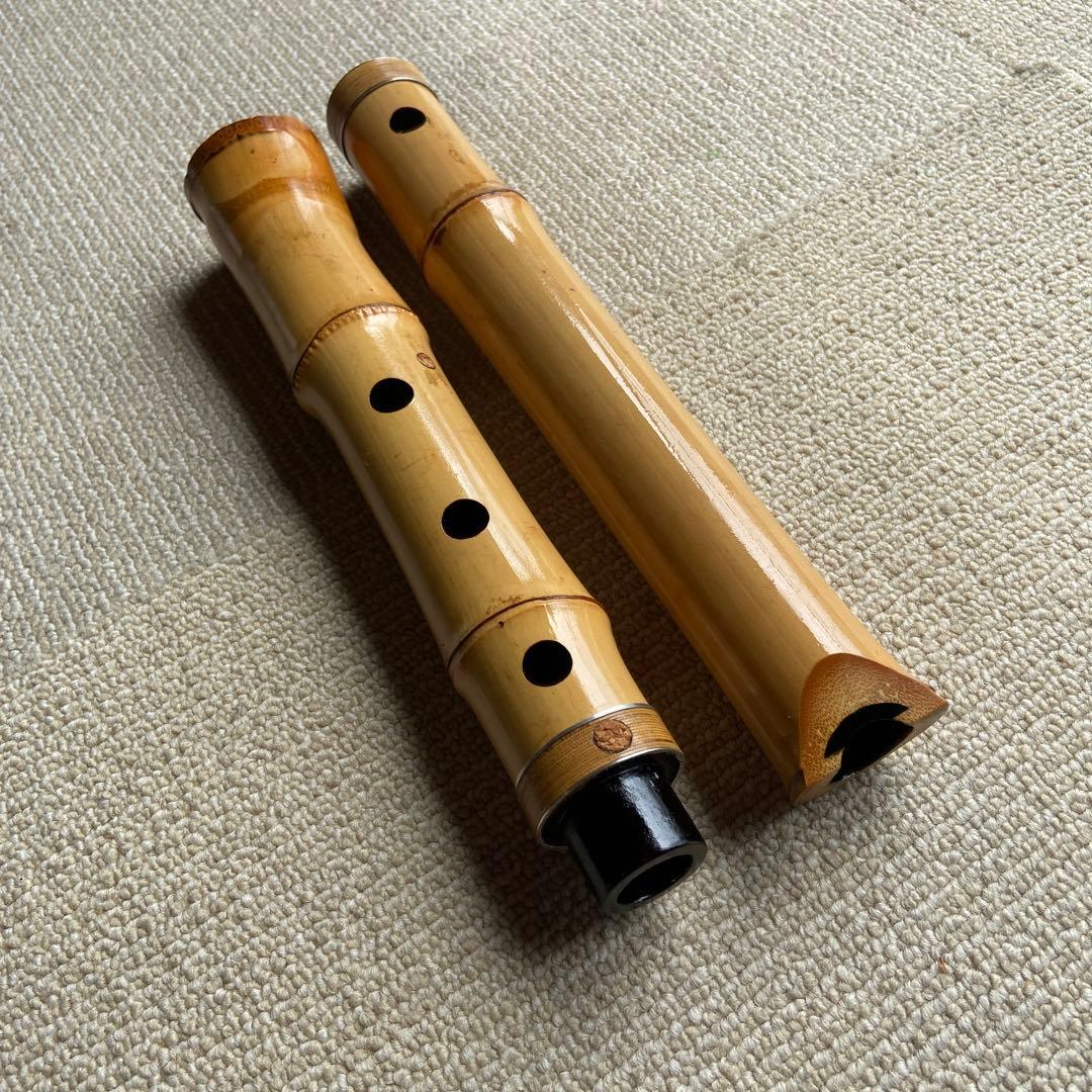 243尺八一尺六寸管蛍童銘ニ印