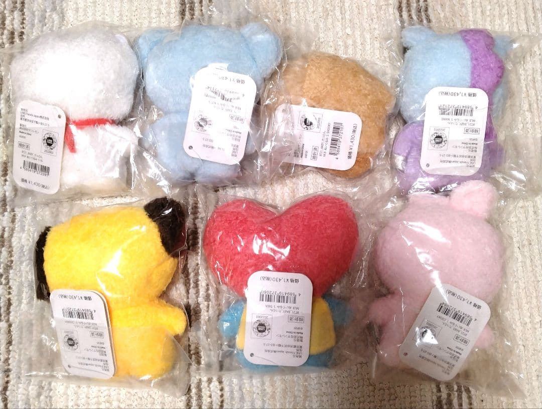 BTS BT21 baby たっとん ぬいぐるみ コンプ S ベビー 【新品】