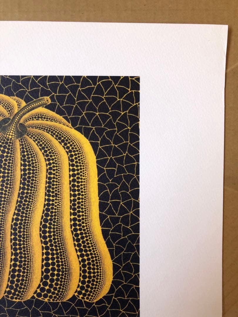 草間彌生　かぼちゃ　版画　証明書付き　ED50