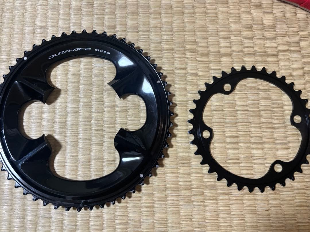 DURA-ACE FC-9200 チェーンリング 53T/39T ブラック