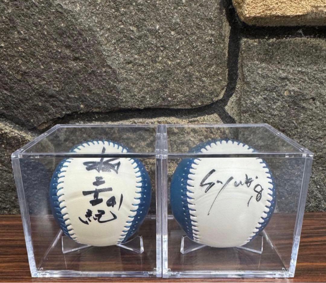 稲葉篤紀さん　斎藤佑樹さん　直筆サインボール　日本ハムファイターズ