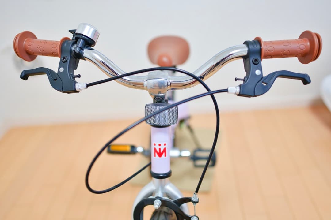 【室内保管】自転車デビューに最適！へんしんバイクX14（14インチ）パープル 紫
