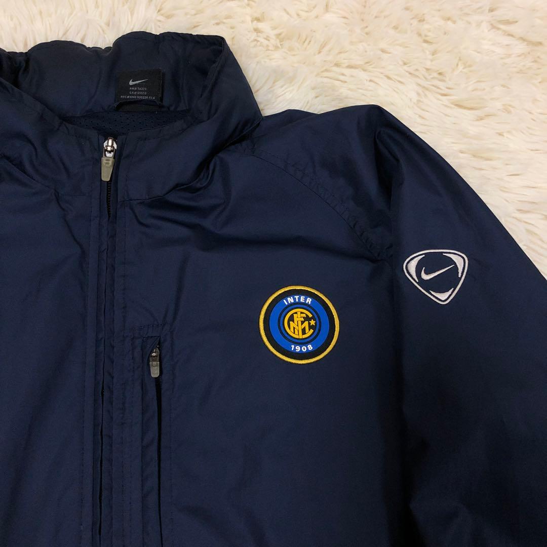 OLD NIKE インテル サッカー ジャケット ウィンドブレーカー　ネイビー