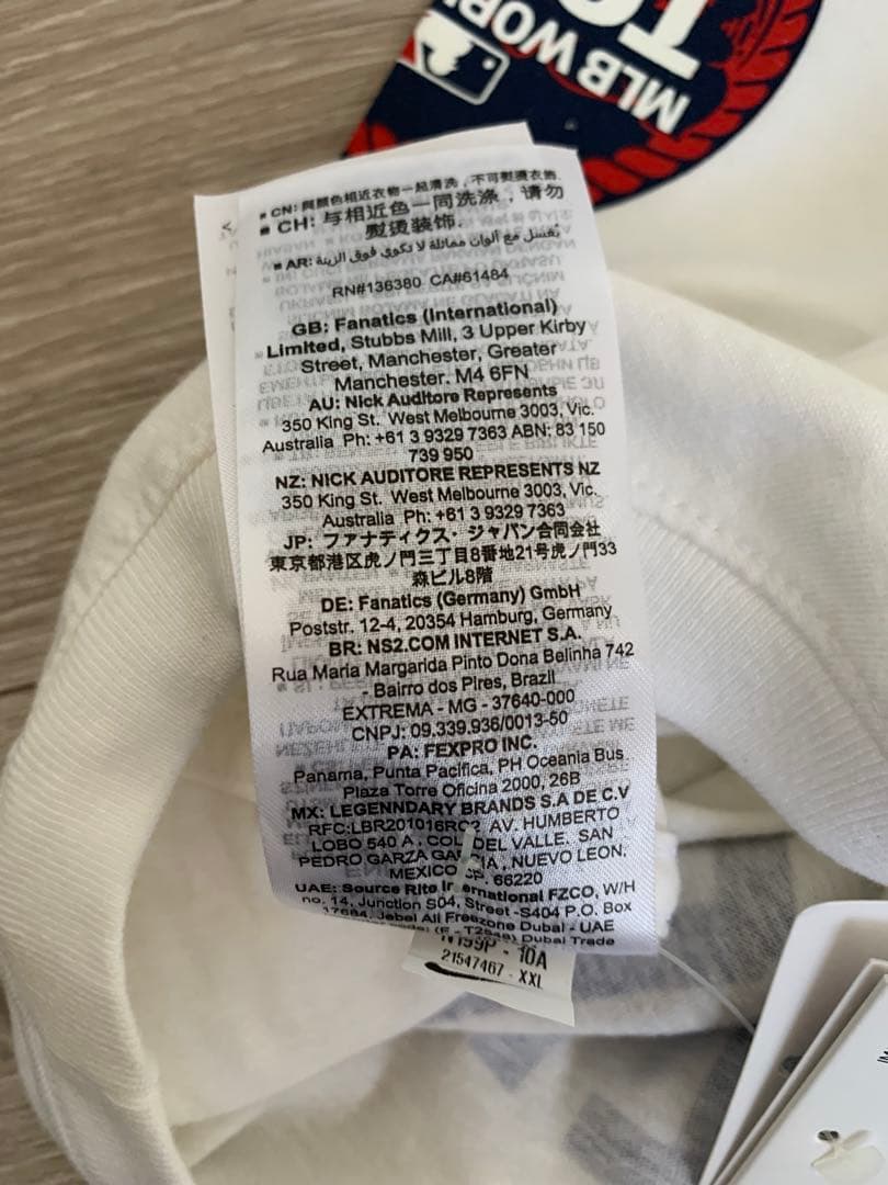【新品未使用】XXL 公式 東京シリーズ ドジャース 大谷 Tシャツ 白