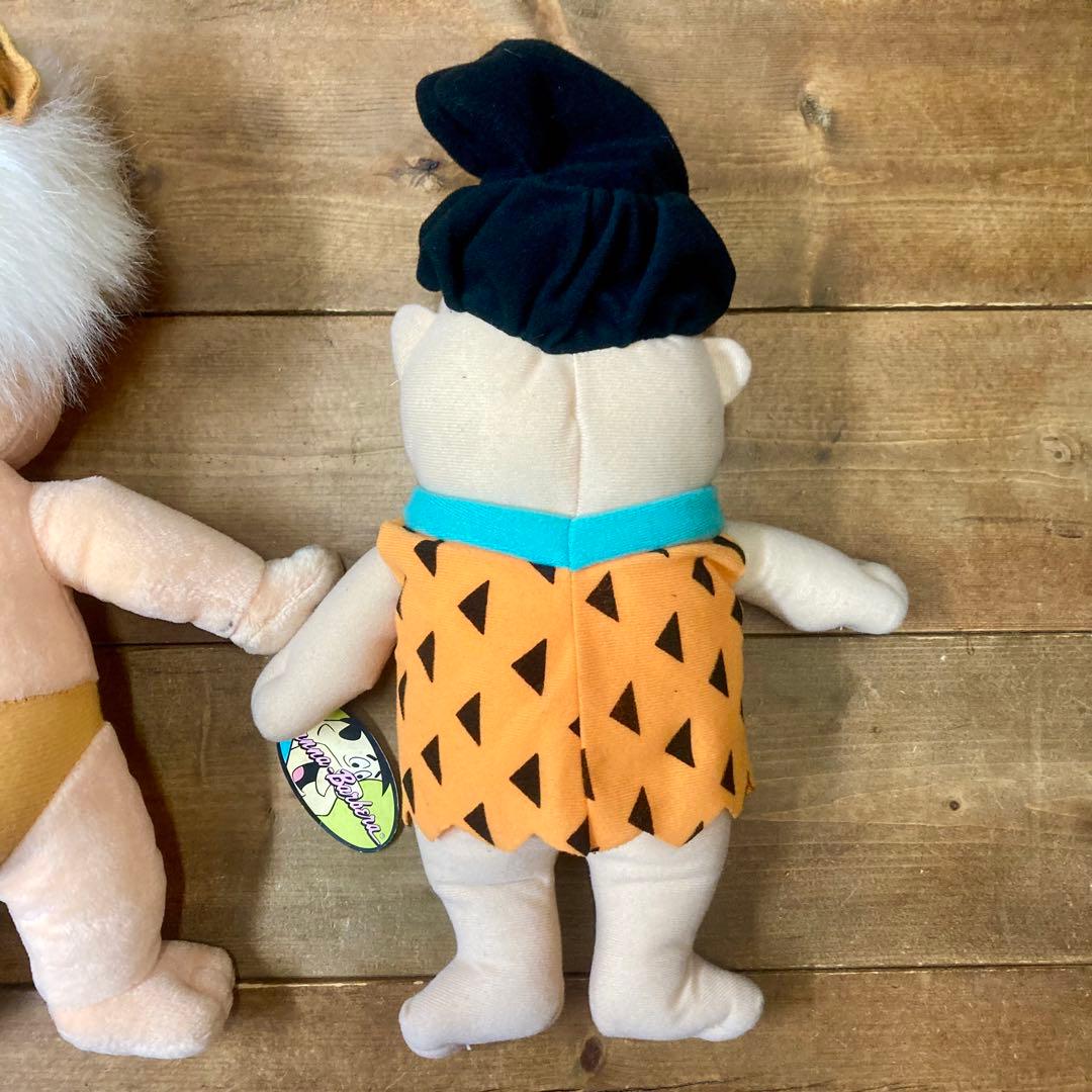 90s フリントストーン ぬいぐるみ 2体セット Flintstones
