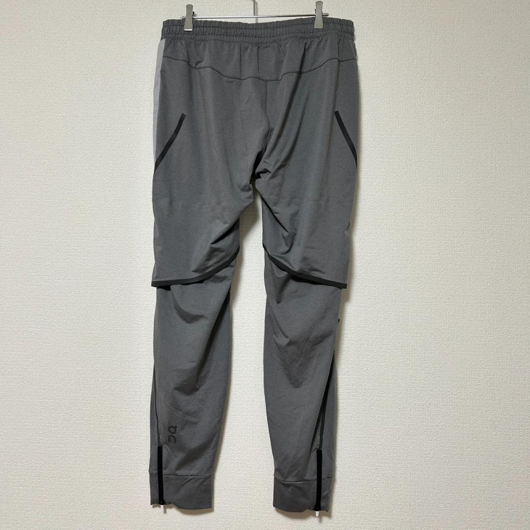 On オン Running Pants サイズL レイヤード グレー 美品