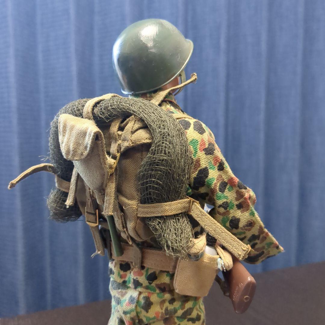 60年代　ハスブロ　GIジョー　カモフラージュ　　海兵隊　装備セット