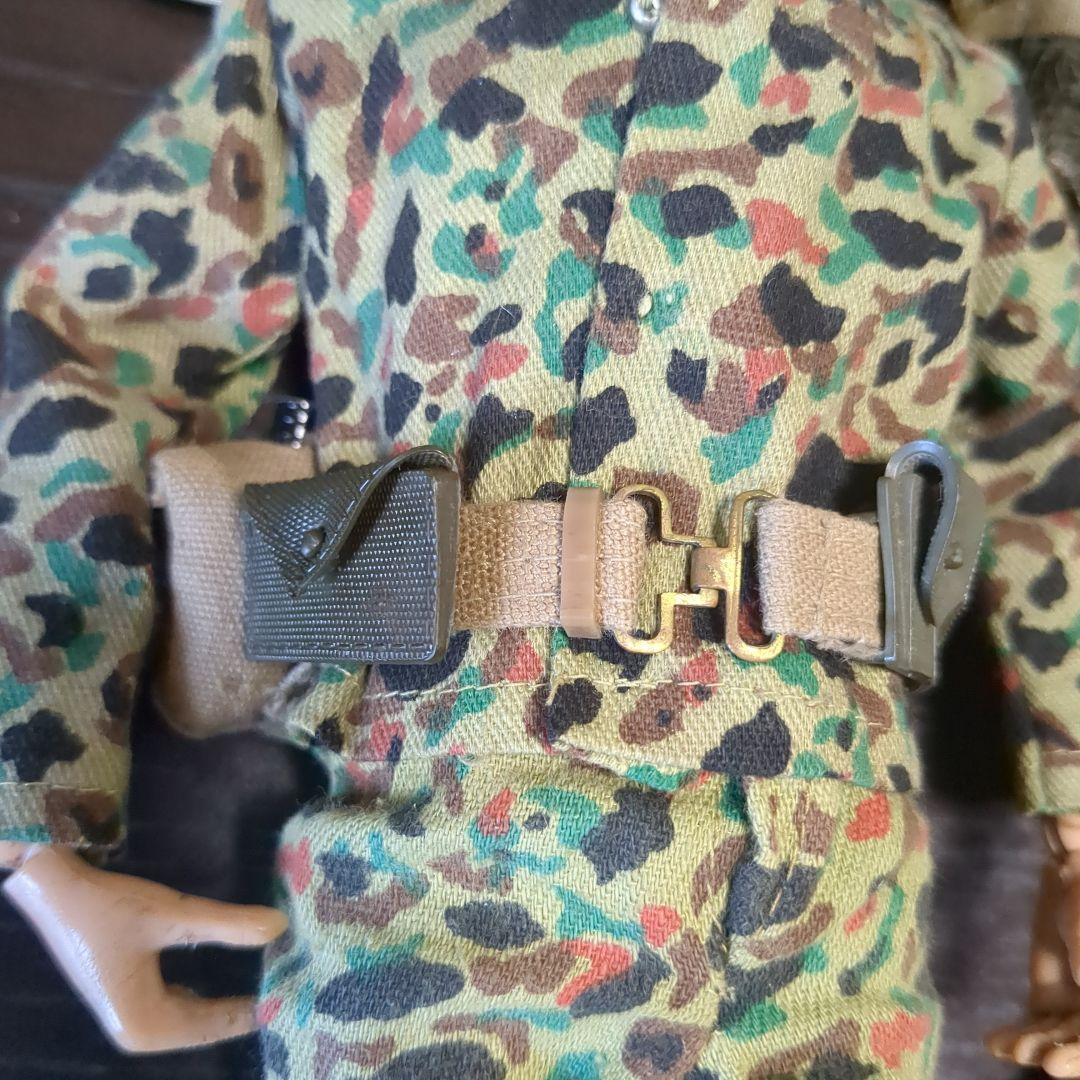 60年代　ハスブロ　GIジョー　カモフラージュ　　海兵隊　装備セット