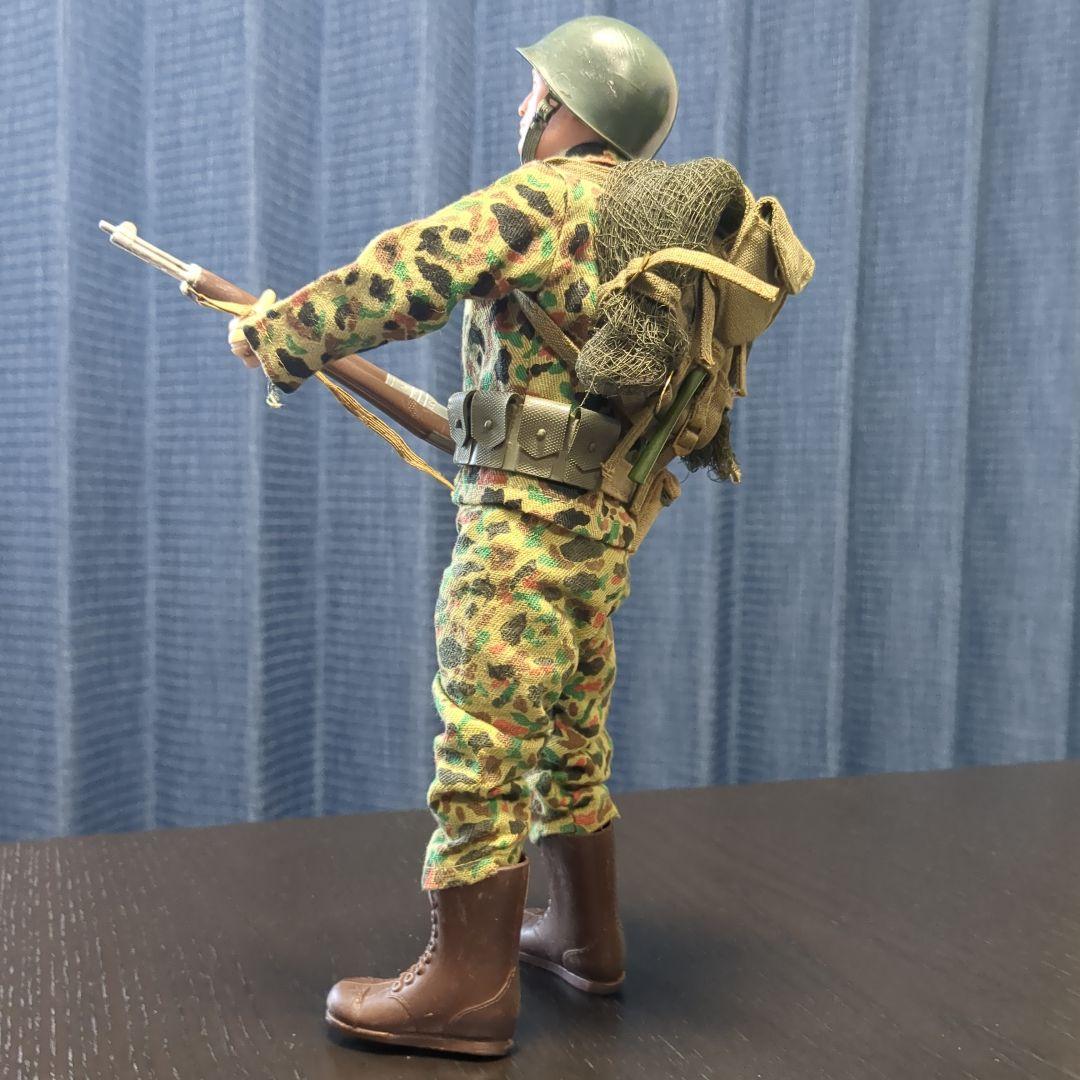 60年代　ハスブロ　GIジョー　カモフラージュ　　海兵隊　装備セット