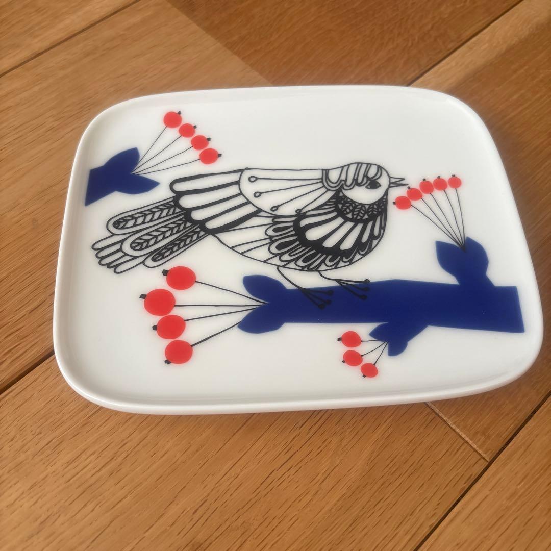 新品未使用　マリメッコ 四角皿　2枚セット　marimekko