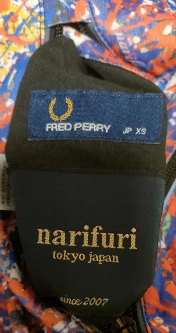 fred perry narifuri ジャケット　ナリフリ　フレッドペリー