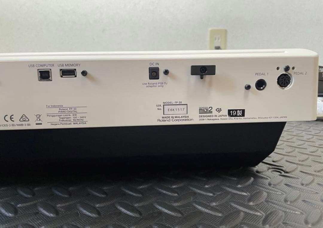 Roland FP-30 ホワイト デジタルピアノ