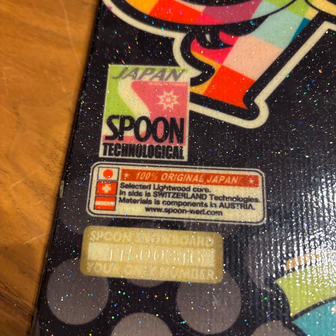 SPOON スノーボード 140cm キャンバー レディース 可愛いデザイン