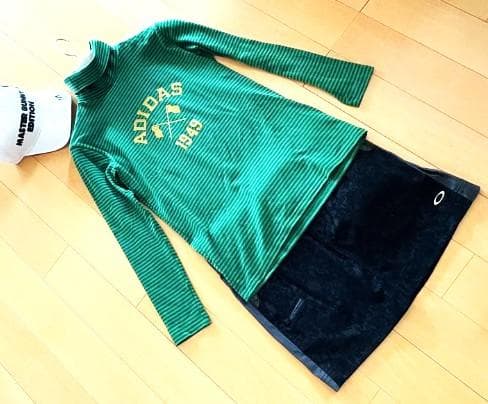 ★新同★上下２点セット25,000円★春ゴルフに最適！上下シャツ＆スカートセット