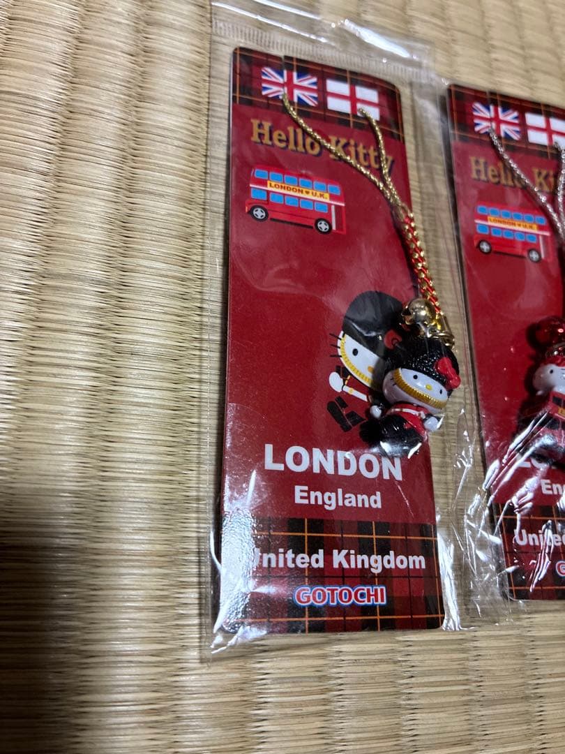 まとめ売り 新品 ご当地 ハローキティ ロンドン イングランド ストラップ