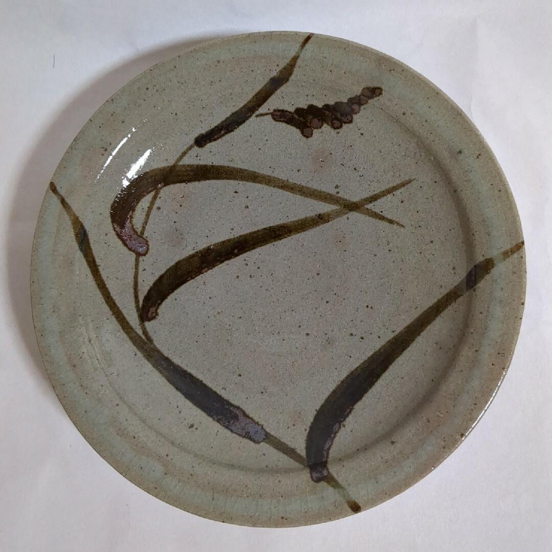 唐津焼 中里太郎右衛門窯 絵唐津皿 直径25cm 大皿 美品