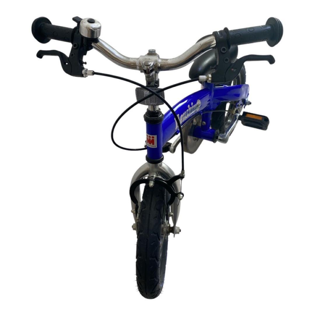 【人気】Henshin へんしんバイク　幼児用自転車 キッズ　青　12インチ