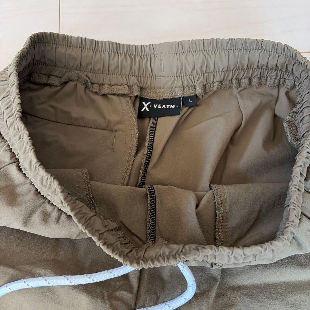 VEATM ビートム WIND STRETCH セットアップ カーキ　Lサイズ