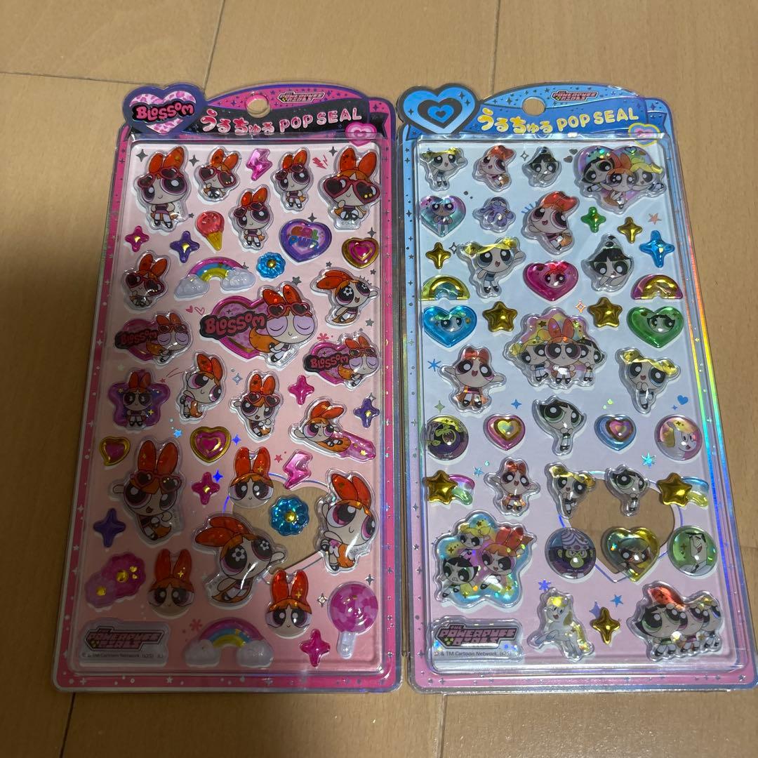 うるちゅるポップシール　ディズニー　サンリオ　モンチッチ　パワパフ　色々　16種