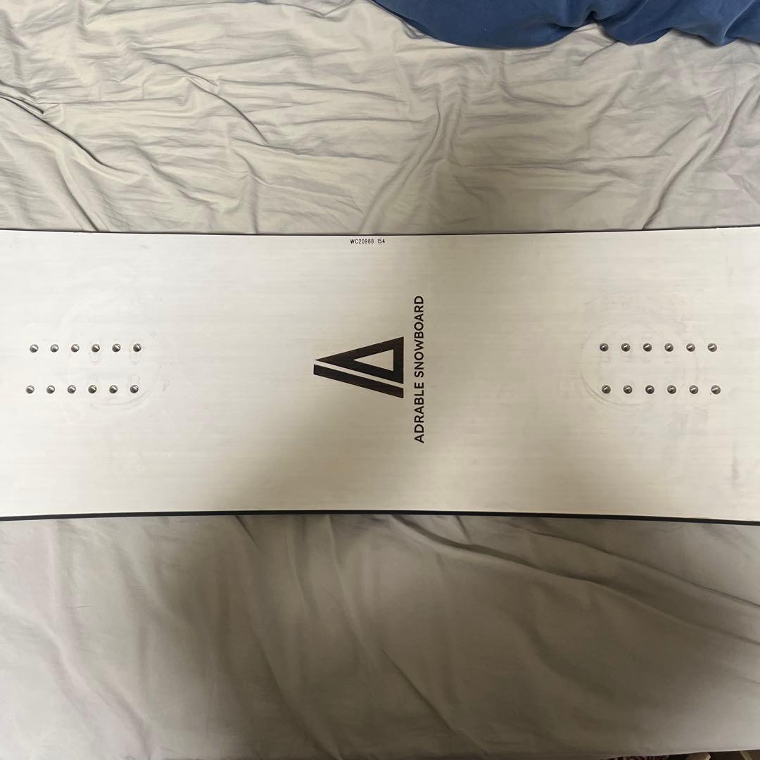 スノーボード　ADRAABLE BOARD ホワイト