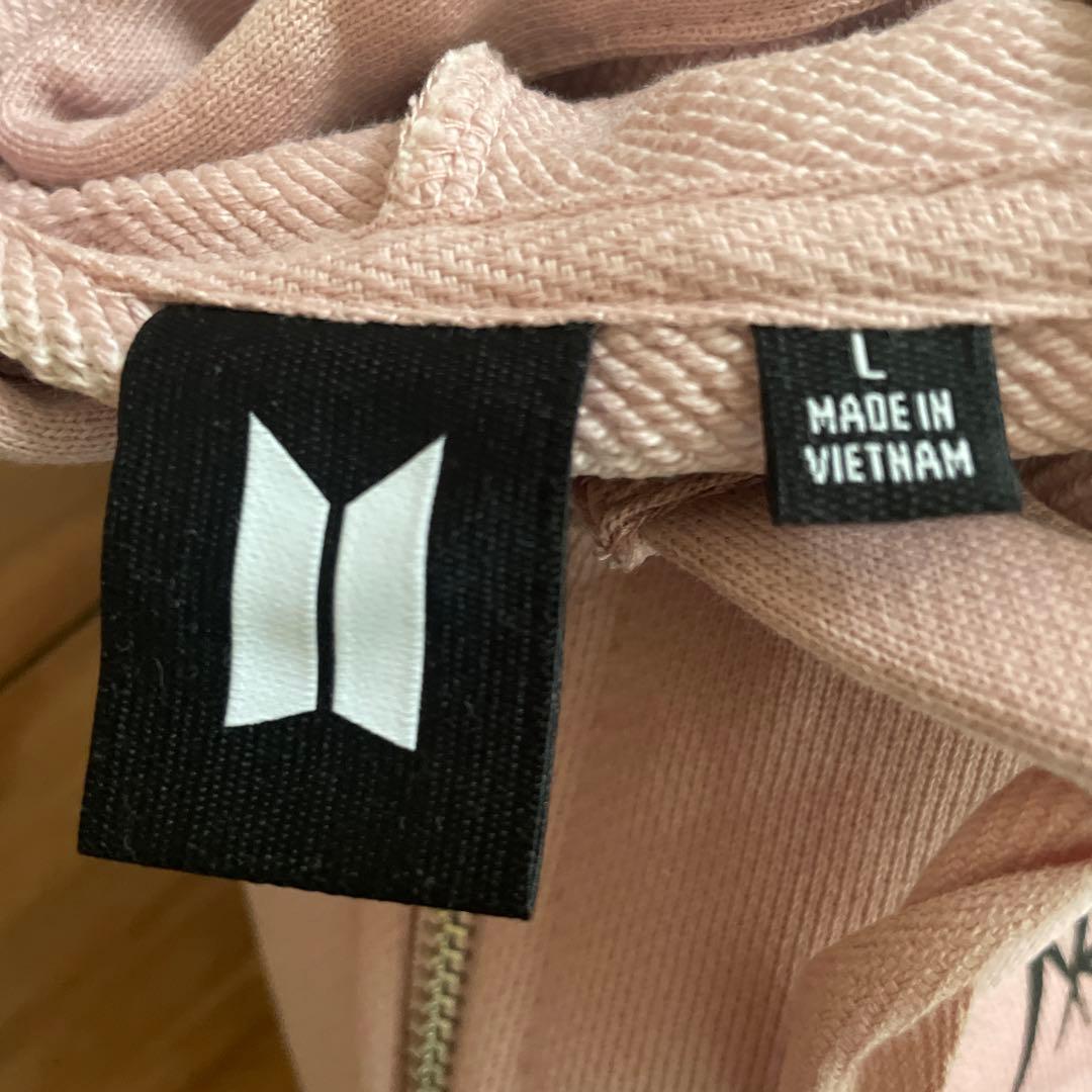 BTS ジョングク JUNGKOOK アーティストメイド パーカー　Lサイズ