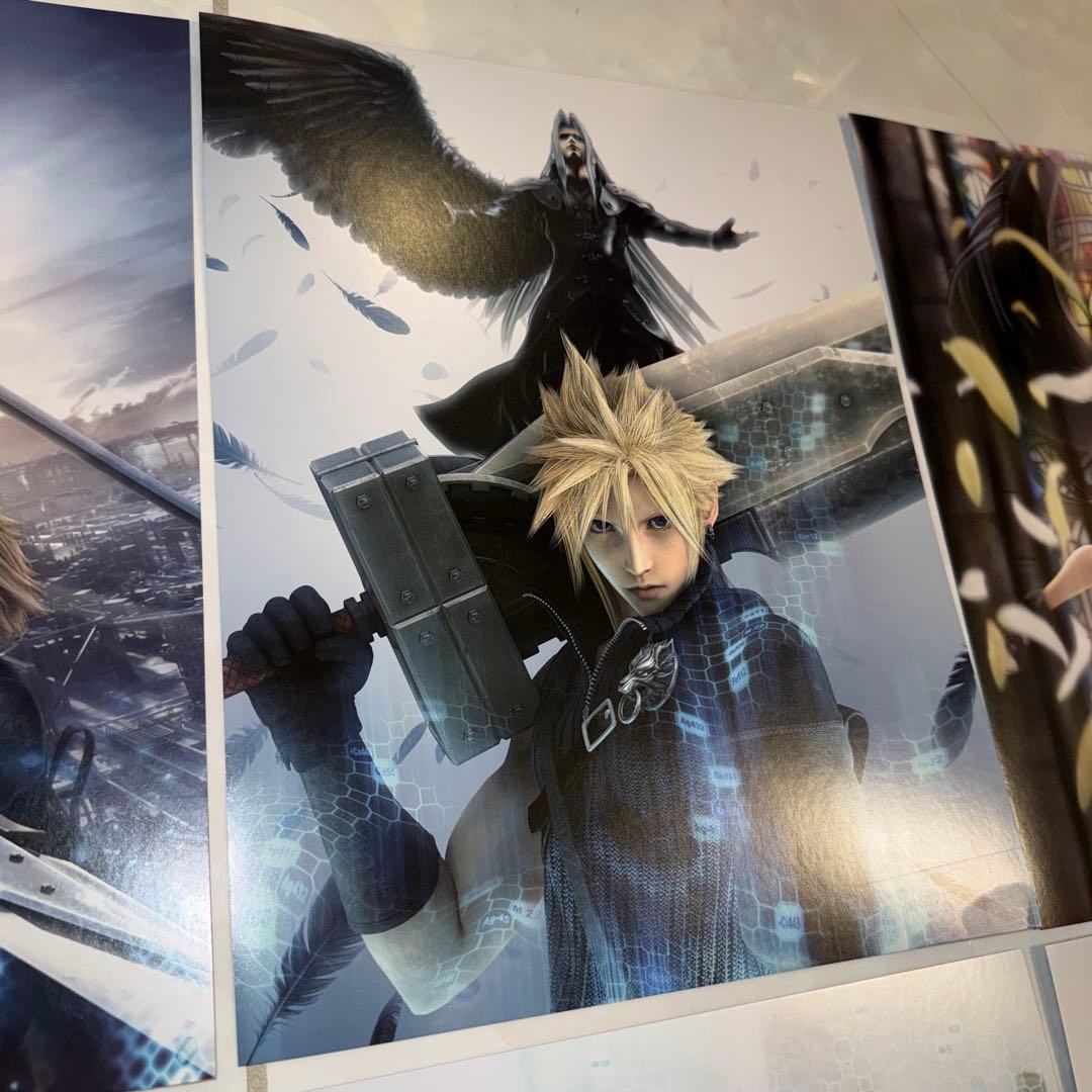 ファイナルファンタジーVII アドベントチルドレン　厚紙　ポスター　高精細アート