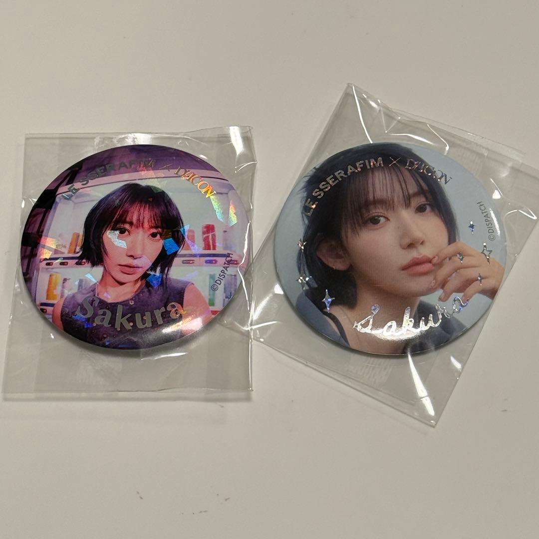 LE SSERAFIM D’ICON POP-UP 缶バッジ 全種コンプセット