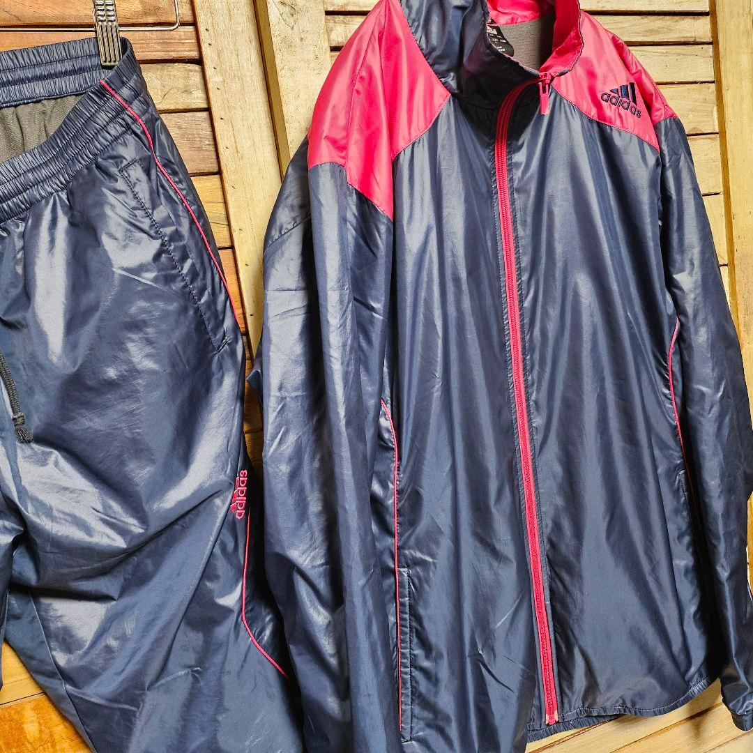 アディダス climaproof ウィンドブレーカー 上下セット 裏起毛 LO