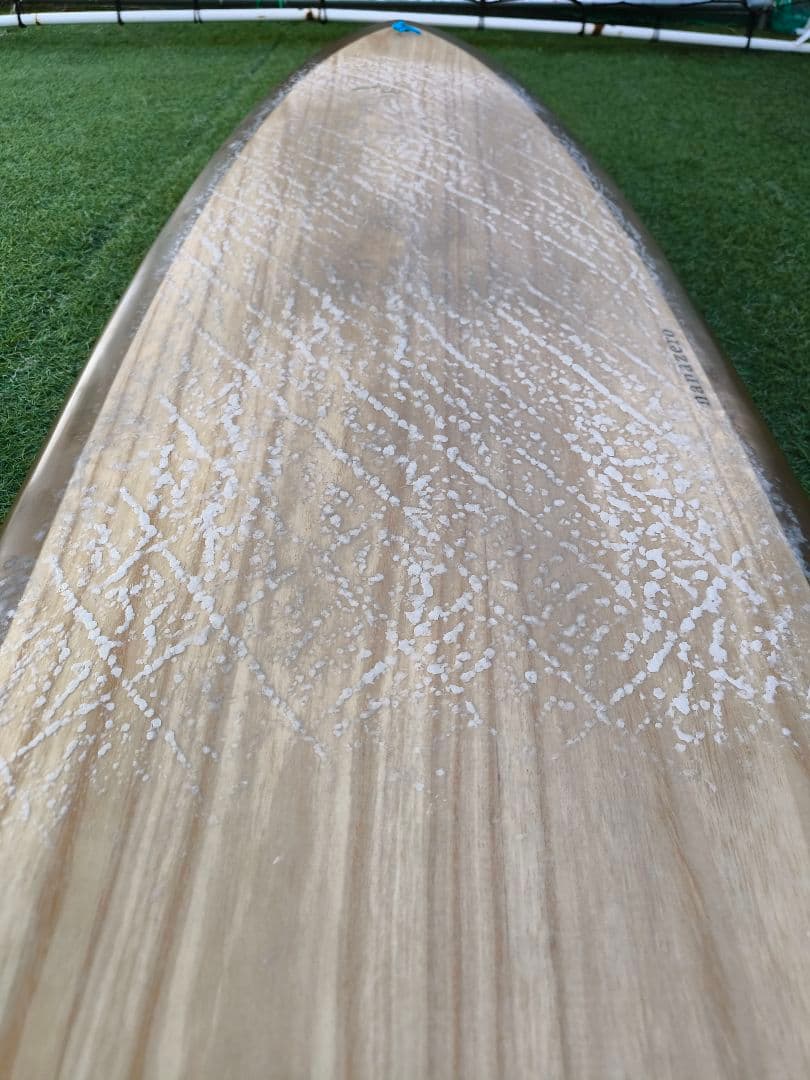 波乗人専用　ナナゼロwood skin サーフボード 6'8 MID02