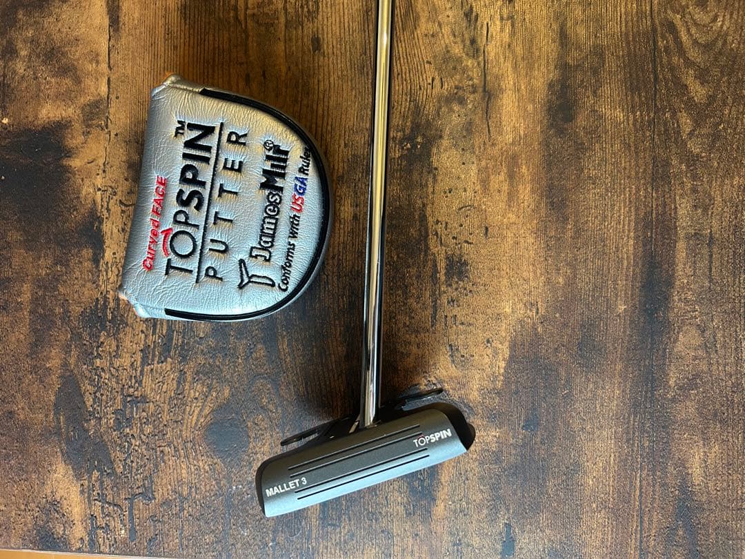 TOPSPIN MALLET 3 パター ヘッドカバー付き