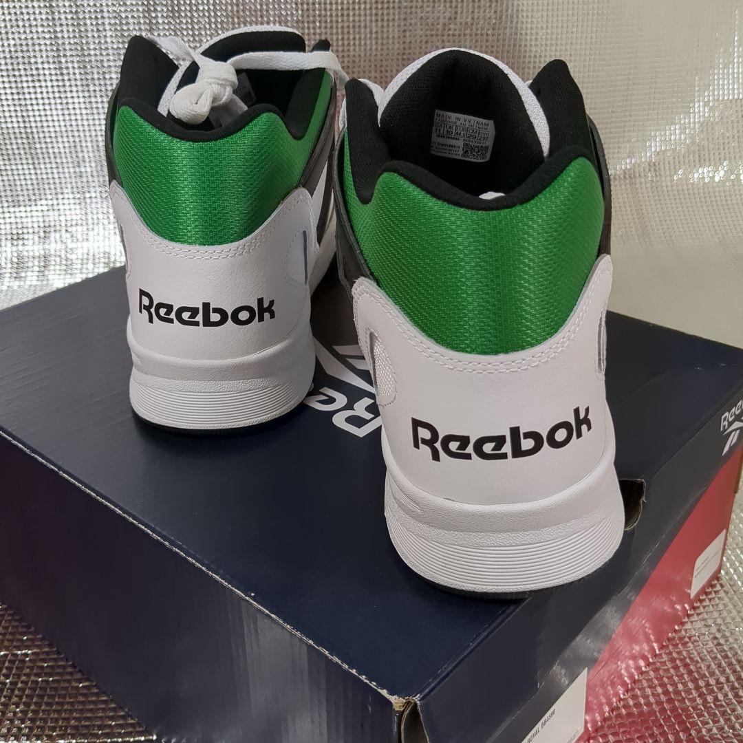 Reebok バスケットボールシューズ ホワイト/グリーン