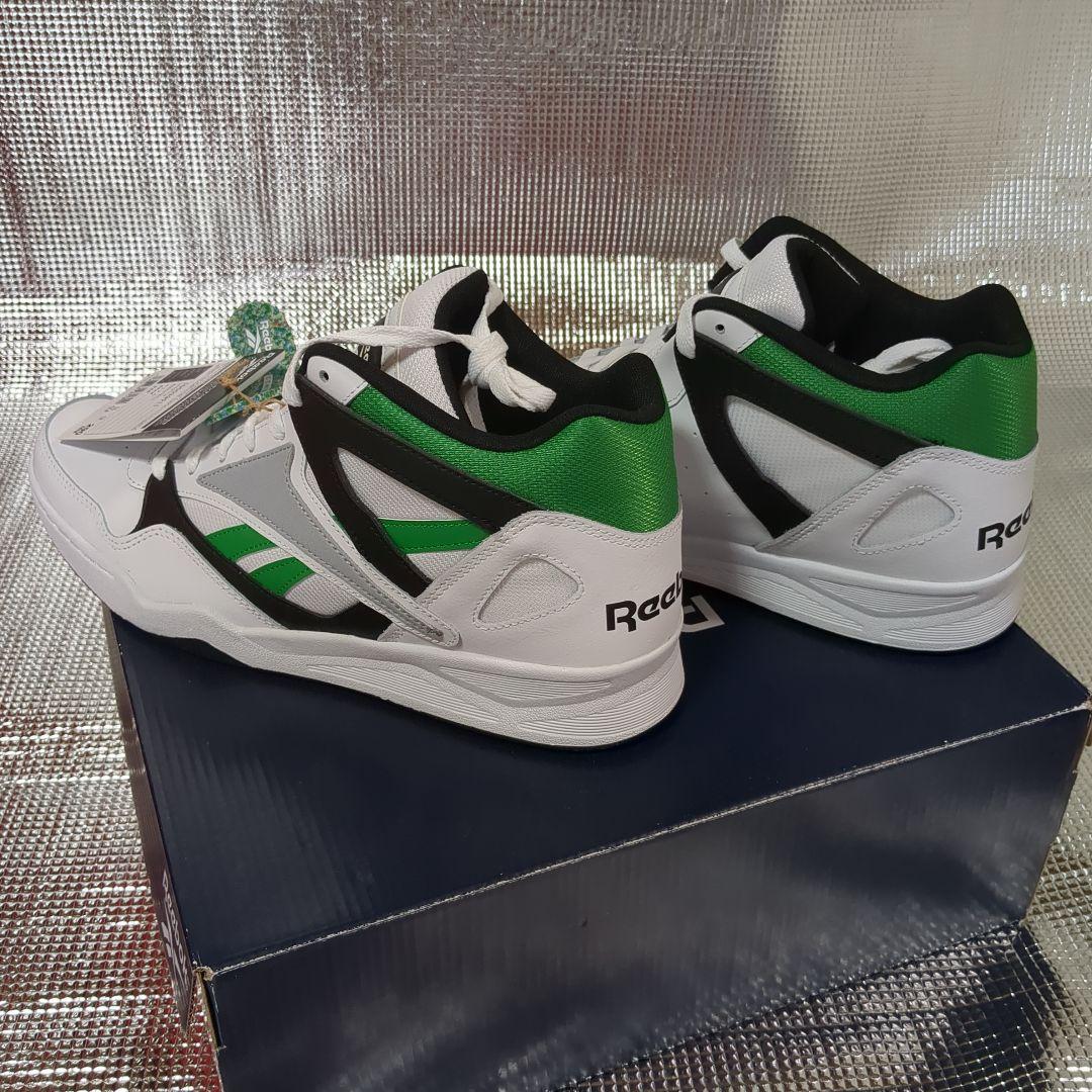 Reebok バスケットボールシューズ ホワイト/グリーン