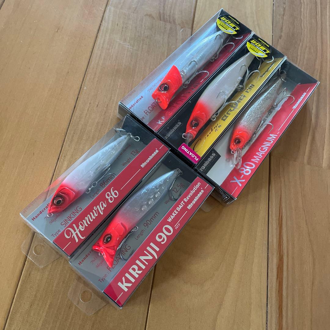 【新品】Megabass カゲロウ124F, キリンジ, ホムラ含む 5個セット