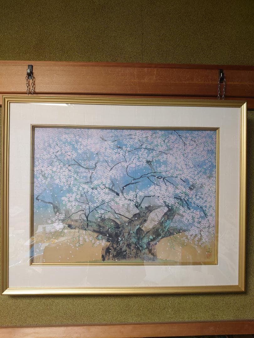 中島千波 「淡墨桜」
