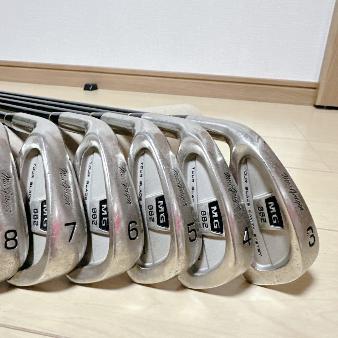 MacGregor マクレガー MG882 レフティ アイアン8本セット 3〜P
