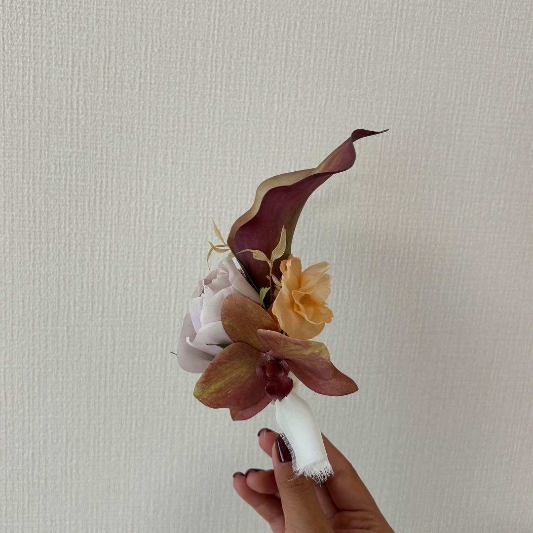 ウェディングブーケ　アーティフィシャルフラワー