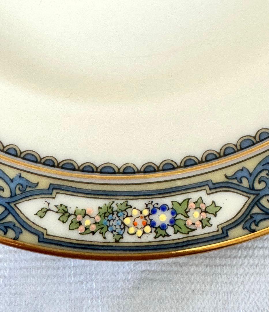 Lenox Autumn USA 金縁 ブレッド皿16cm 4枚 美品