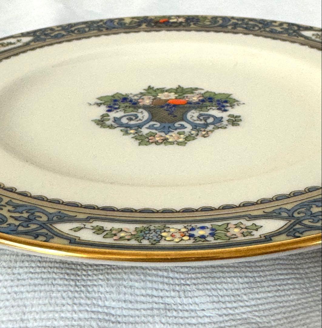 Lenox Autumn USA 金縁 ブレッド皿16cm 4枚 美品