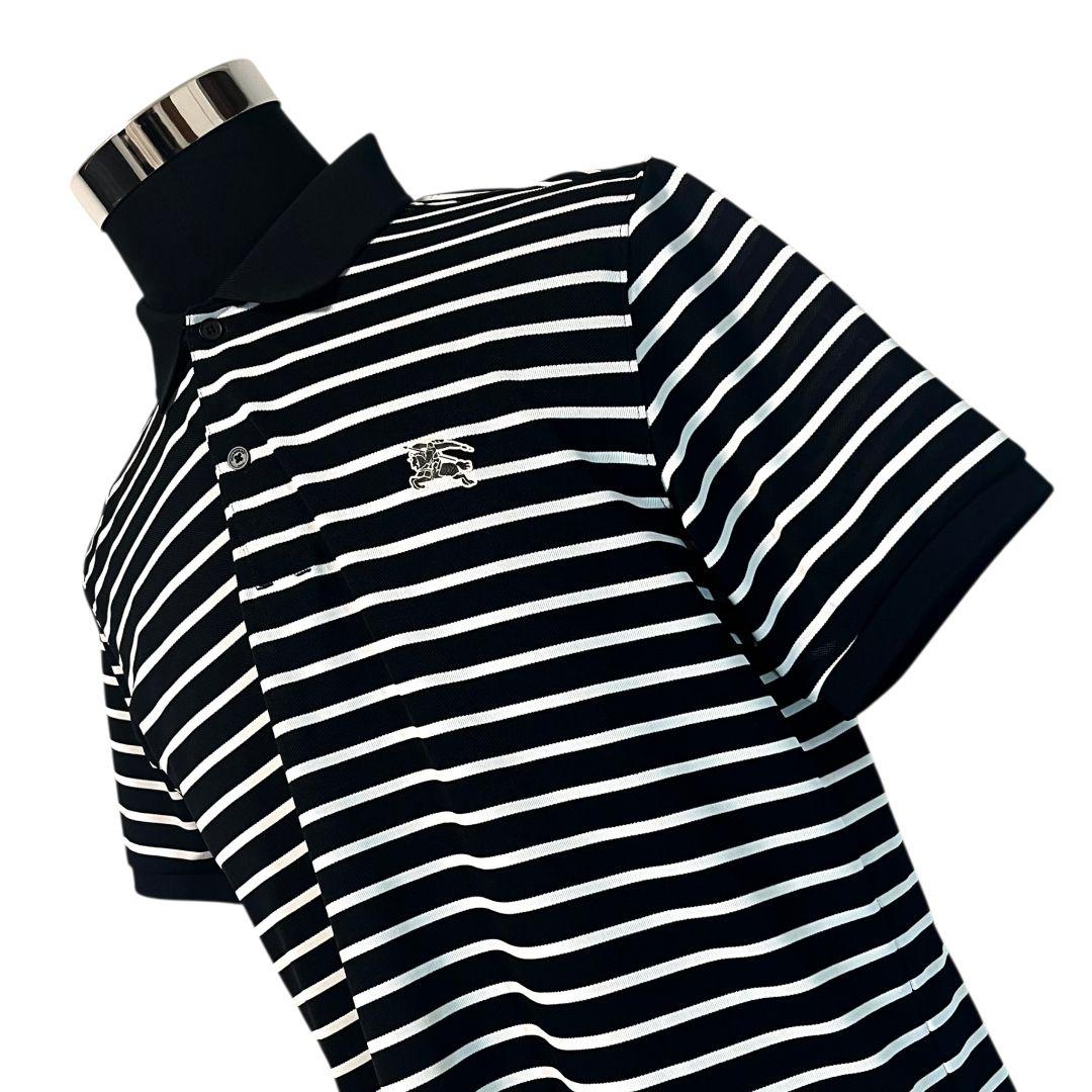 【美品✨️】【4】BURBERRY GOLF ボーダー ゴルフウェア メンズ