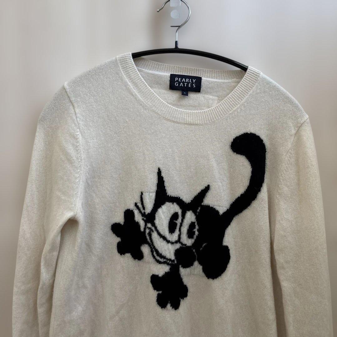 パーリーゲイツ　フィリックス　カシミヤ　ニット　セーター