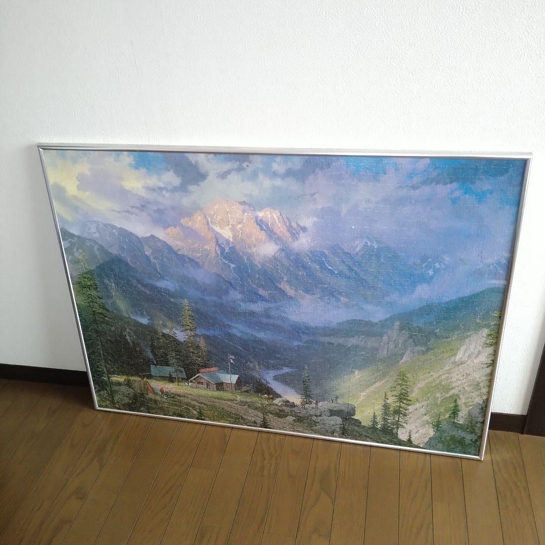 トーマスキンケード ジグソーパズル 完成品 額入り 風景画 アート 大型 美術