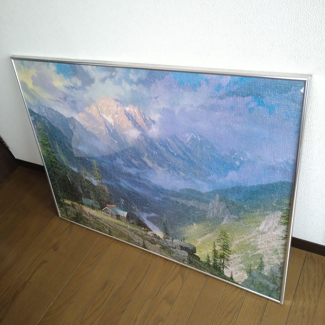 トーマスキンケード ジグソーパズル 完成品 額入り 風景画 アート 大型 美術