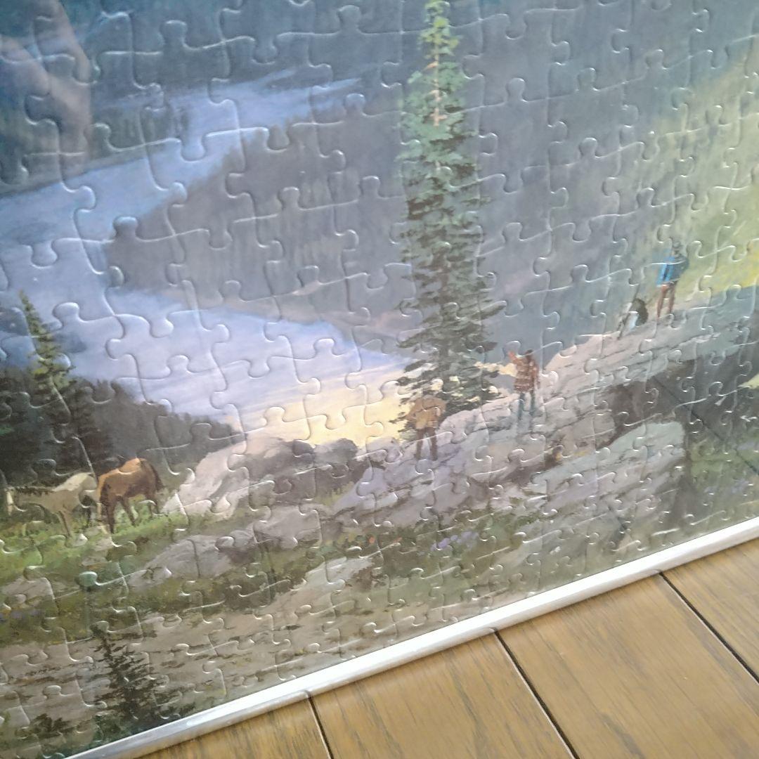 トーマスキンケード ジグソーパズル 完成品 額入り 風景画 アート 大型 美術