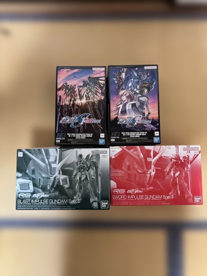 ガンプラ　ガンダムSEEDシリーズセット