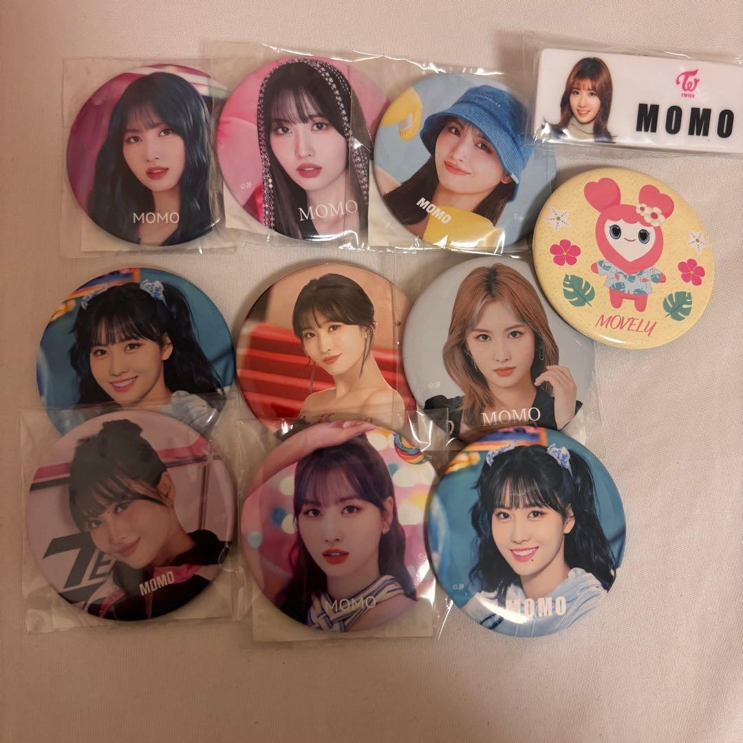 TWICE MOMO 缶バッジセット 24個