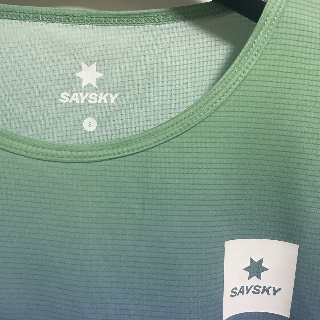 saysky グラデーションTシャツ　Sサイズ　ランニング