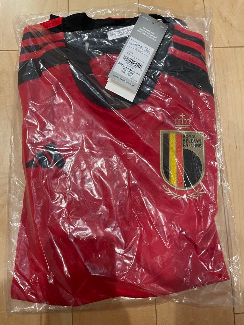 ⭐️新品未使用 adidas⭐️ベルギー代表 ホーム 半袖ユニフォーム サイズM