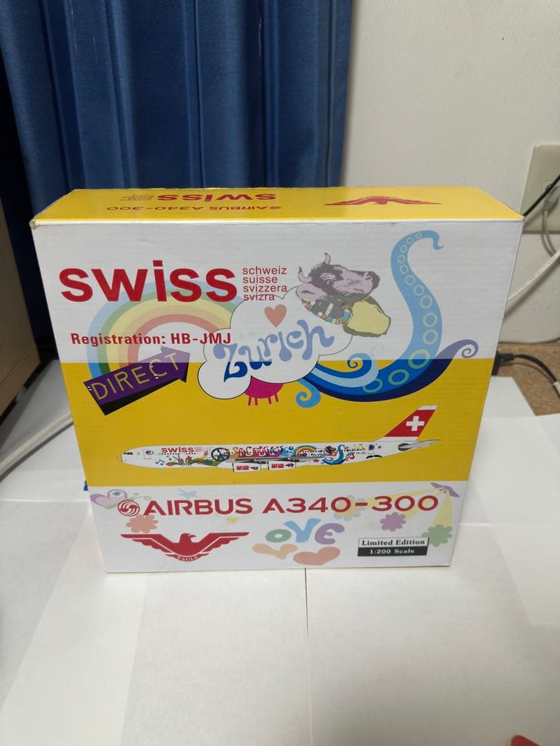 航空機・ヘリコプター EAGLE 1/200 SWISS A340-300 HB-JMJ