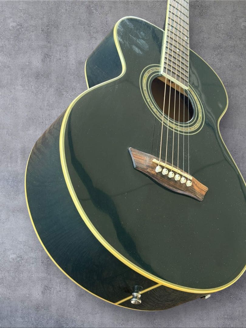 Washburn WPJ5S-B エレアコ ブラックナイトシリーズ 黒 Hケース